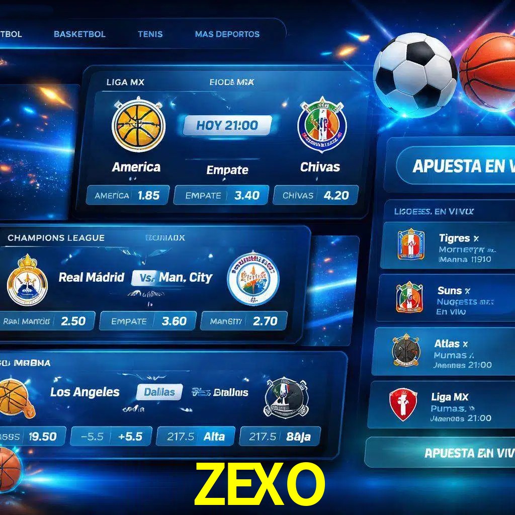 Mercados de apuestas deportivas ZEXO para jugadores en México